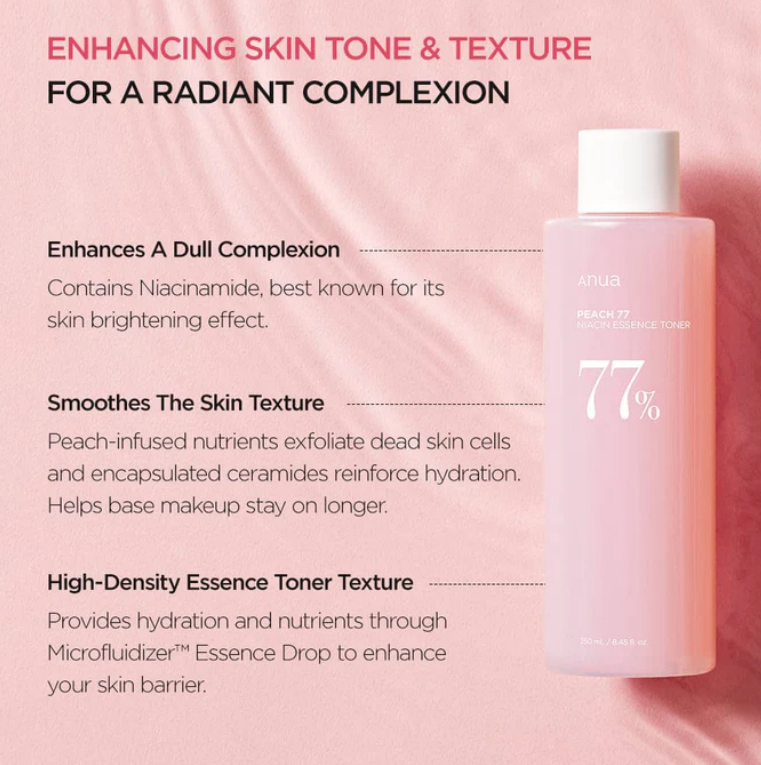 ANUA Peach 77 Niacin Essence Toner